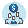 people and money icon