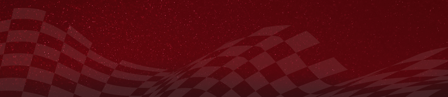 banner with checkered pattern