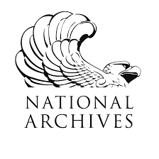eagle wings with words "National Archive"