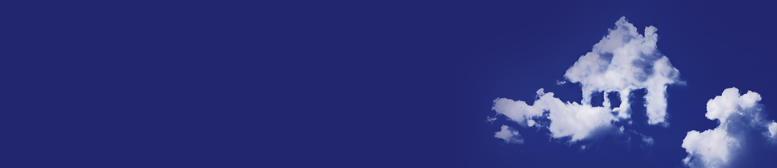 House made out of clouds