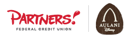 Partners logo beside Disney Aulani Logo