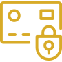 card with lock