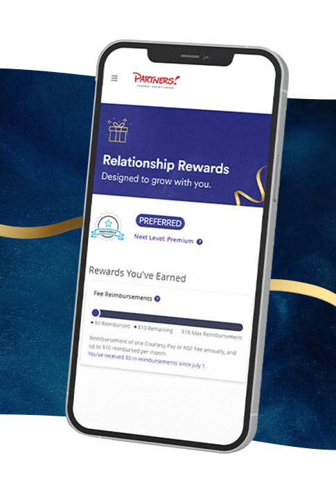 Phone with Partners Relationship Rewards